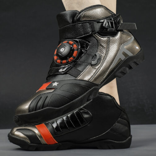 Mens Fashion Motorcycle Sneakers