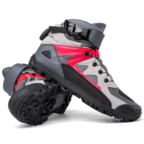 Motorcycle Boots Grip Moto Shoes