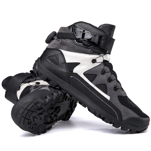 Motorcycle Boots Grip Moto Shoes